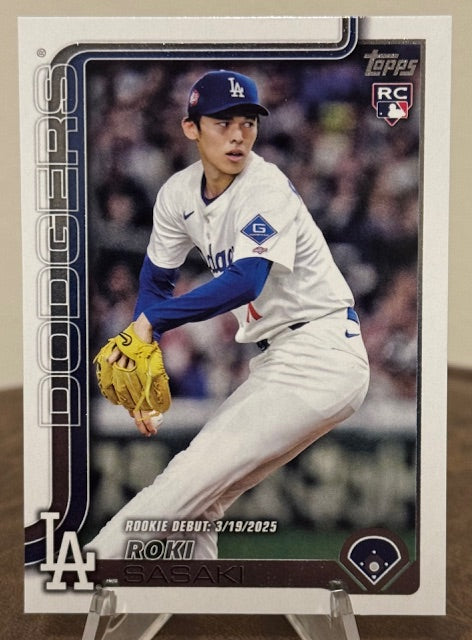 2025 Topps Update Series Baseball ROKI SASAKI Rookie Debut #US199