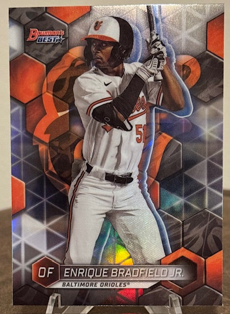 2023 Bowman's Best Baseball ENRIQUE BRADFIELD JR. Top Prospects Refractor #TP-15