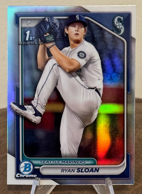 2024 Bowman Draft Baseball RYAN SLOAN 1st Chrome Prospect Refractor #BDC-99
