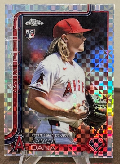 2025 Topps Chrome Update Baseball CADEN DANA RC Rookie Debut X-Fractor #USC34