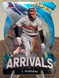 2024 Topps Finest Baseball JACKSON HOLLIDAY RC Arrivals #A-25