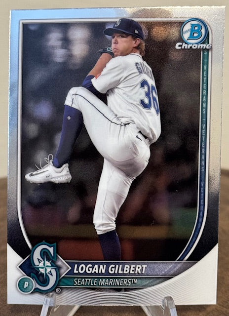2025 Bowman Chrome Baseball LOGAN GILBERT #9