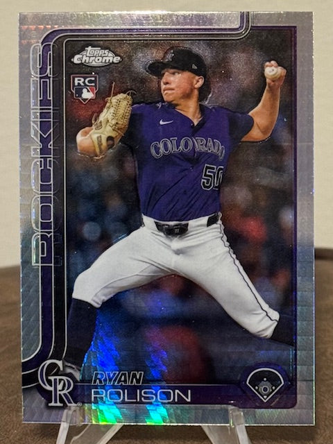 2025 Topps Chrome Update Baseball RYAN ROLISON RC Prism Refractor #USC123