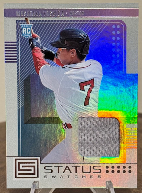 2023 Panini Chronicles Baseball MASATAKA YOSHIDA RC Status Swatches #SS-MY