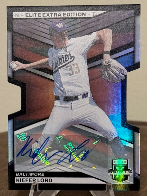2023 Panini Elite Extra Edition Baseball KIEFER LORD Die-Cut Autograph #145