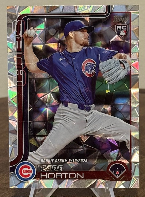 2025 Topps Update Baseball CADE HORTON RC Rookie Debut Diamante Foil #US214