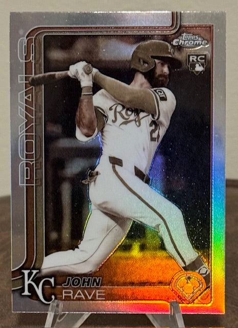 2025 Topps Chrome Update Baseball JOHN RAVE RC Sepia Refractor #USC136