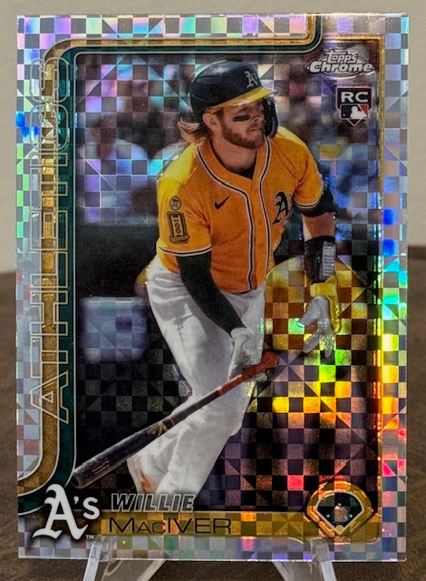 2025 Topps Chrome Update Baseball WILLIE MACIVER RC X-Fractor #USC81