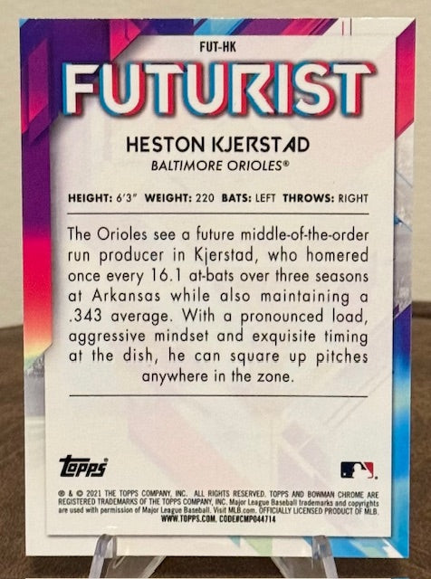 2021 Bowman Baseball HESTON KJERSTAD Mega Box Futurist #FUT-HK
